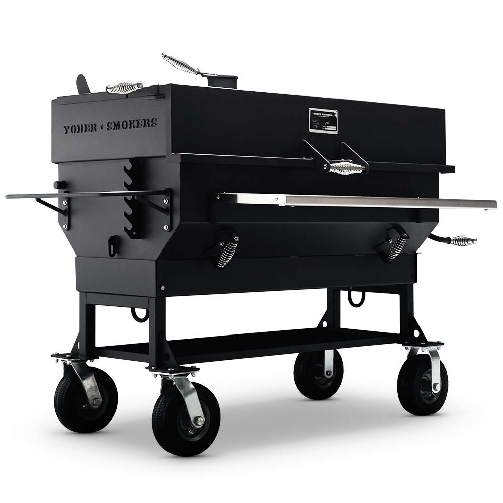 yoder smokers charcoal grill flat top 24 x 48