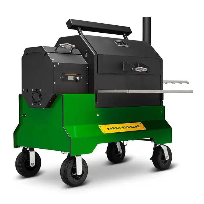 Yoder Smokers YS640 Pellet Competition Cart Green