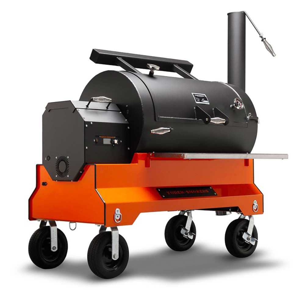 yoder smokers ys1500 competition cart pellet grill
