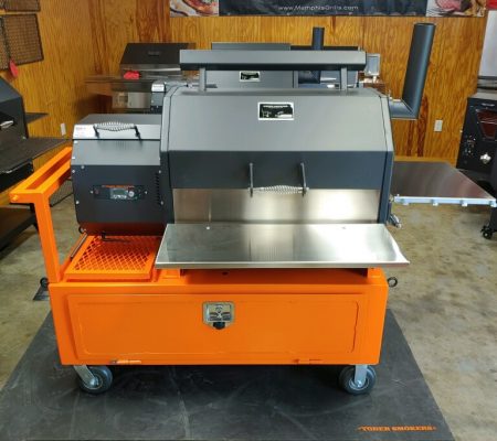 Yoder Smokers YS640s Competition Pellet Grill (Orange Cart) – Outdoor Home